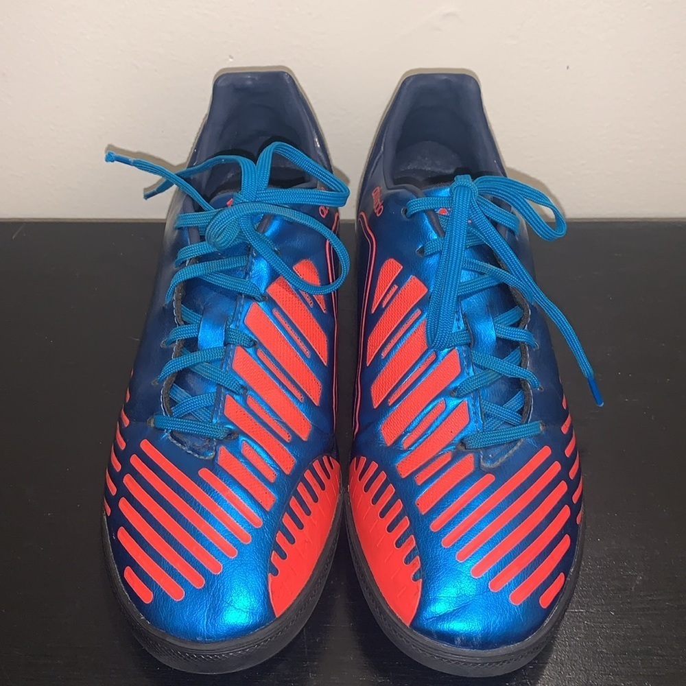 Adidas Predator Absolado Soccer Cleats Metalic Blue V22087 Men's US‎ Size 7.5